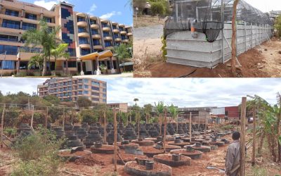 Biogas Plant and Climate Smart Agriculture at Jet Inn Gardens Hotel in Emali